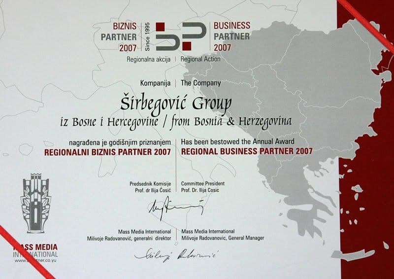 Regional Business Partner 2007