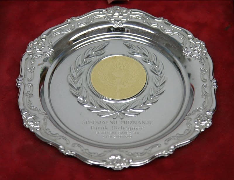 Srebrena Plaketa - Posebno Priznanje