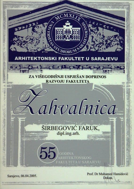 Arhitektonski Fakultet - 55 Godina