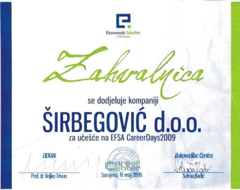 EFSA CareerDays 2009