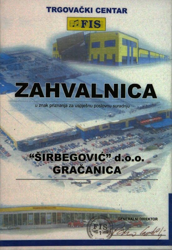 Trgovački Centar FIS - Uspješan Projekat