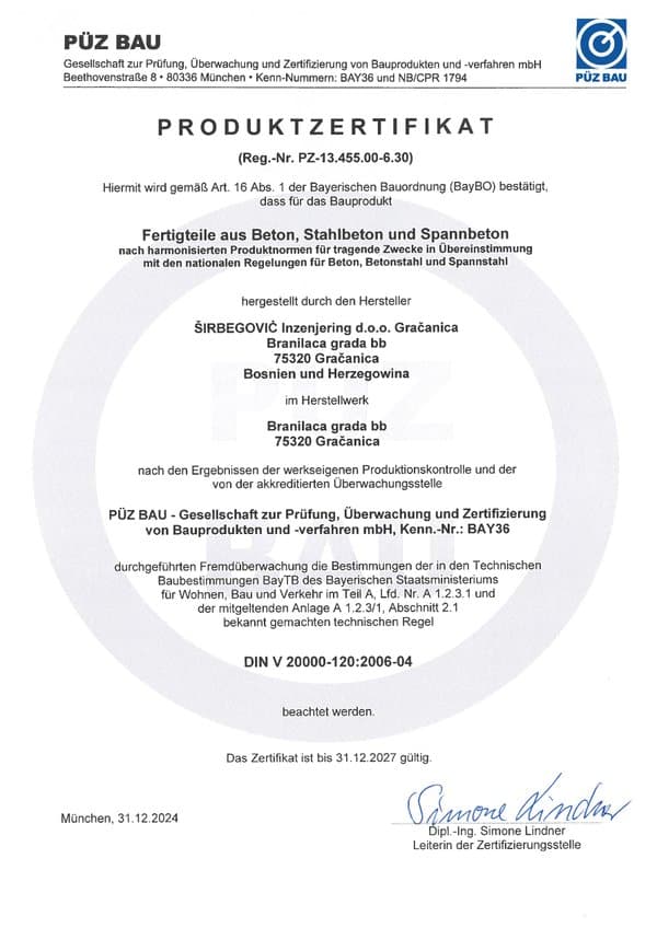 Certificate Reg. No. PZ-13.455.00-6.30